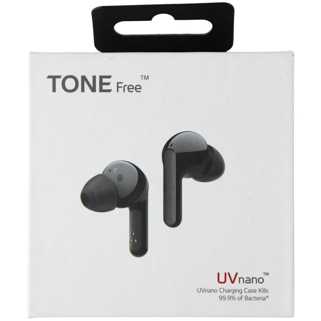 LG TONE Free - True Wireless Bluetooth Earbuds - Black Image 1