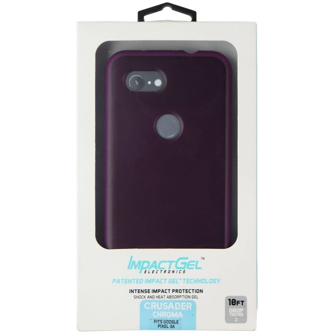 ImpactGel Crusader Chroma Series Case for Google Pixel 3a - Purple Image 1