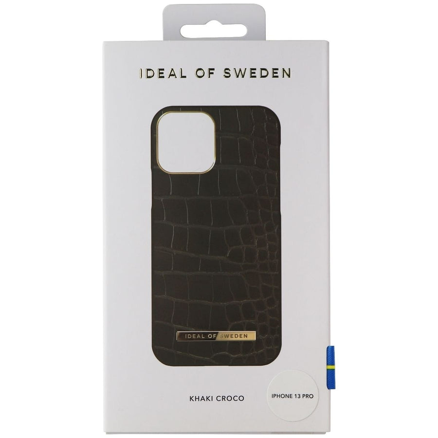 iDeal of Sweden Atelier Case for iPhone 13 Pro - Khaki Croco Image 1
