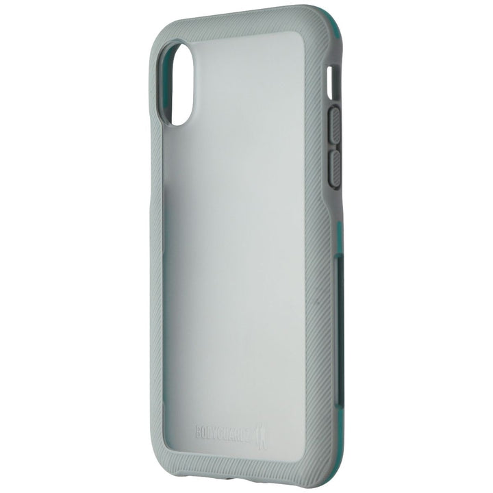 BodyGuardz TRAINR PRO Series Case for iPhone Xs and iPhone X - Gray/Mint Image 1