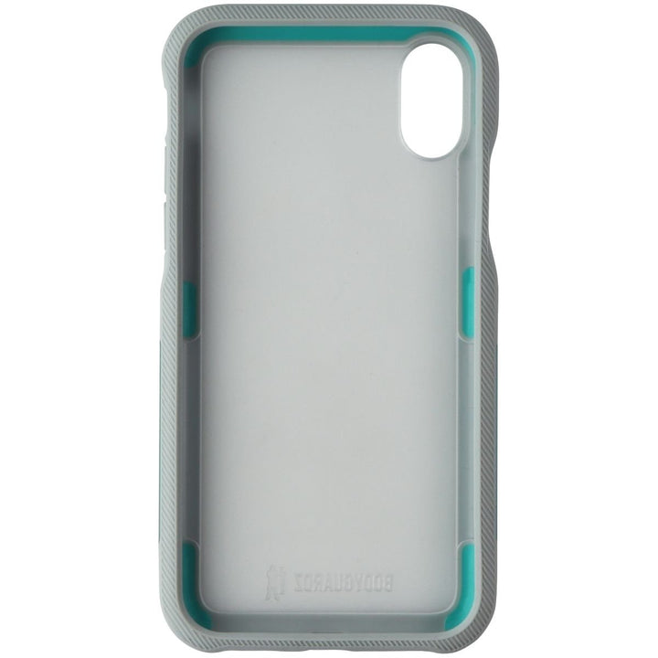 BodyGuardz TRAINR PRO Series Case for iPhone Xs and iPhone X - Gray/Mint Image 3