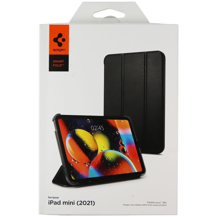 Spigen Smart Fold Series Folio Case for Apple iPad mini (6th Gen, 2021) - Black Image 4