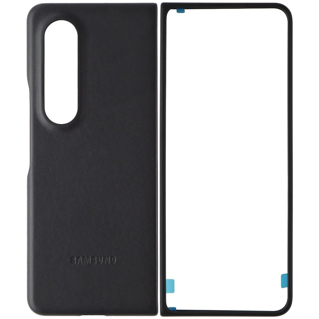 Samsung Official Leather Cover for Samsung Galaxy Z Fold4 - Black Image 2