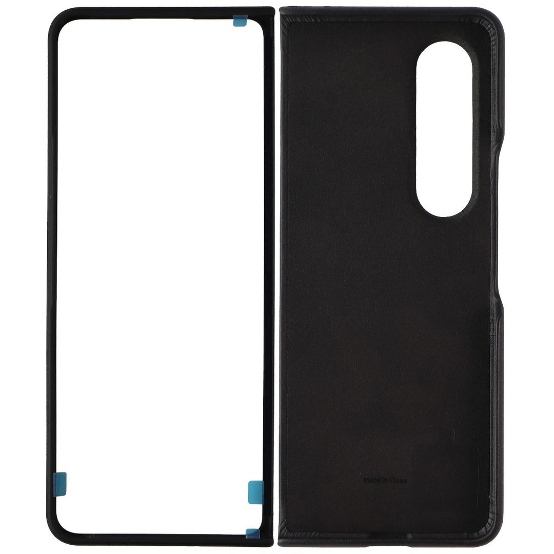 Samsung Official Leather Cover for Samsung Galaxy Z Fold4 - Black Image 3