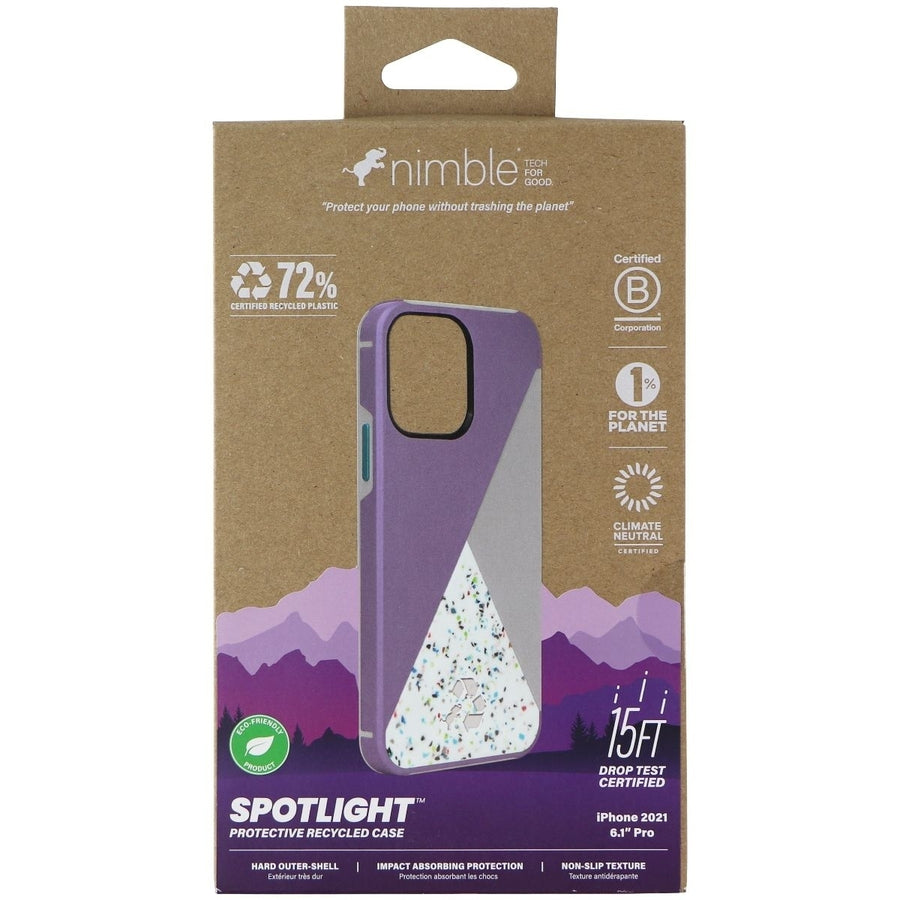 Nimble Spotlight Series Case for Apple iPhone 13 Pro - Lavender/Teal/Multi Image 1