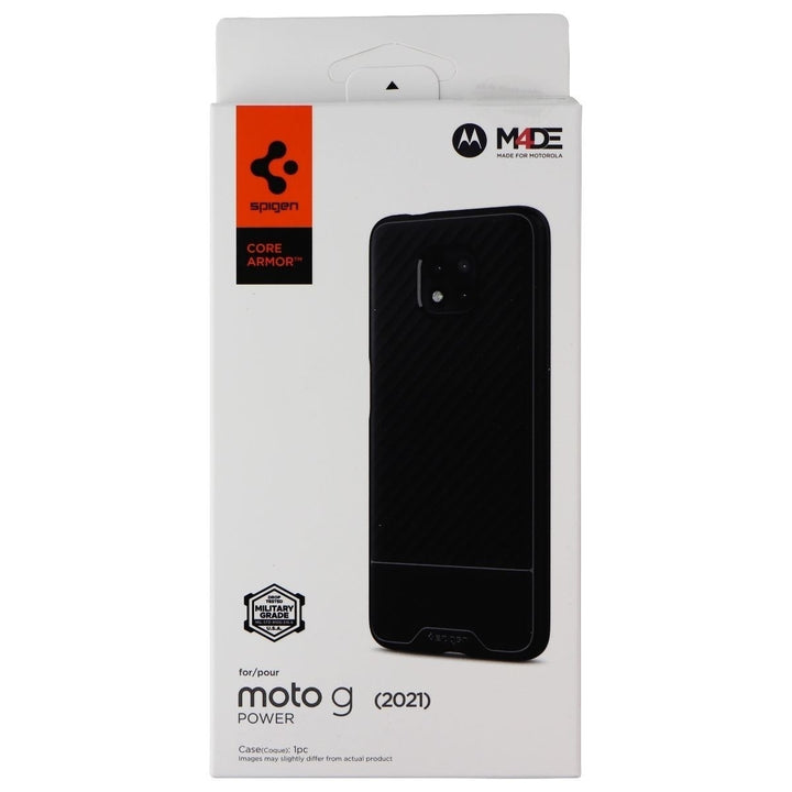 Spigen Core Armor Series Case for Moto G Power (2021) Smartphones - Black Image 4