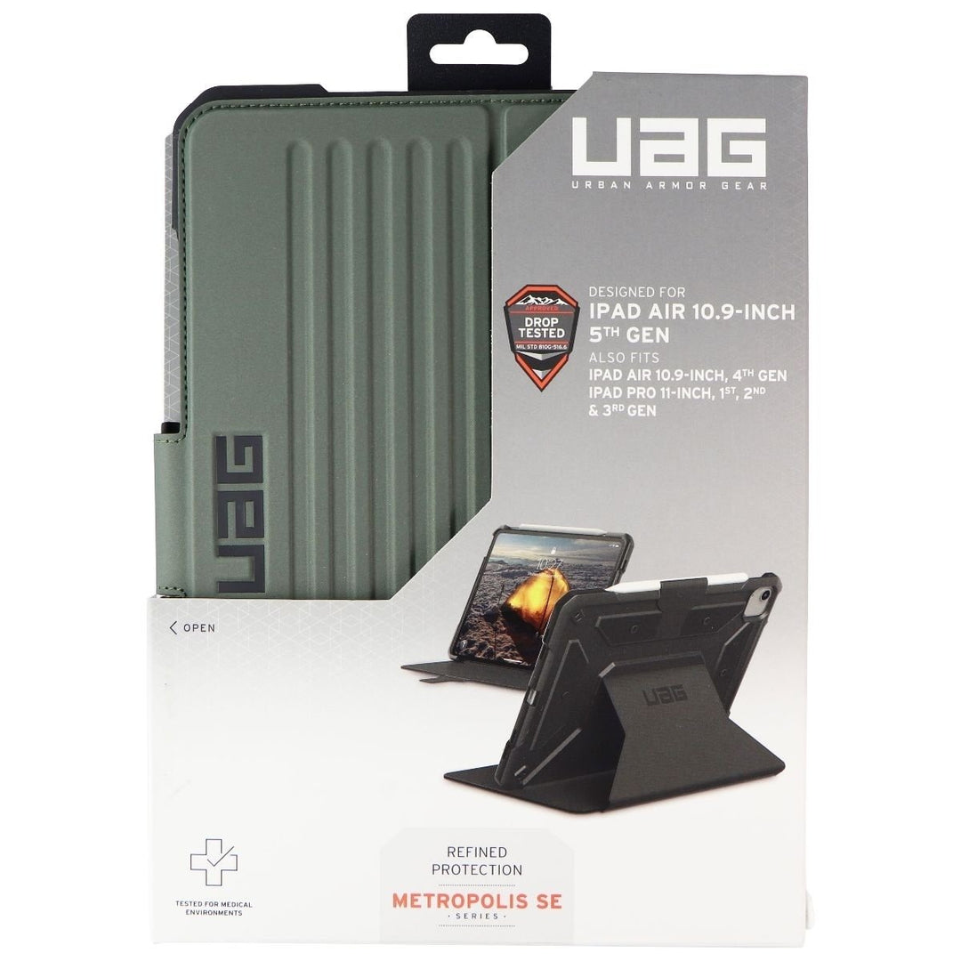 UAG Metropolis SE Series Folio for iPad Air 10.9-inch (5th Gen) - Olive Green Image 4