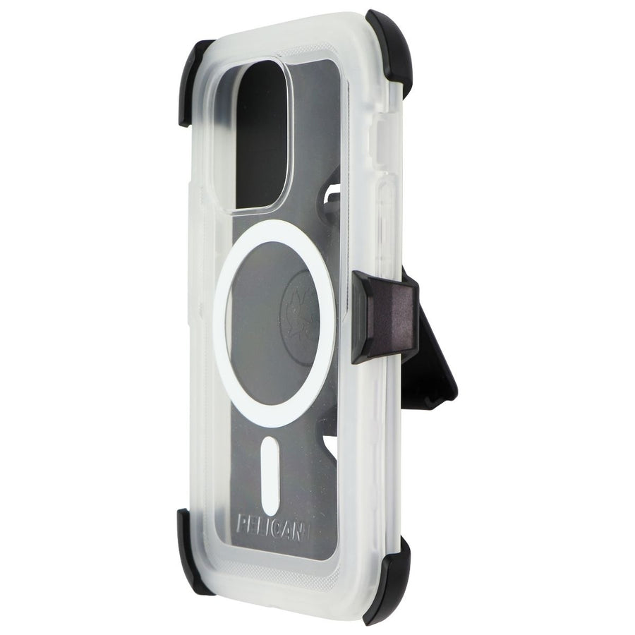 Pelican Voyager Magnetic Case for  MagSafe for iPhone 14 Pro - Clear/White Image 1