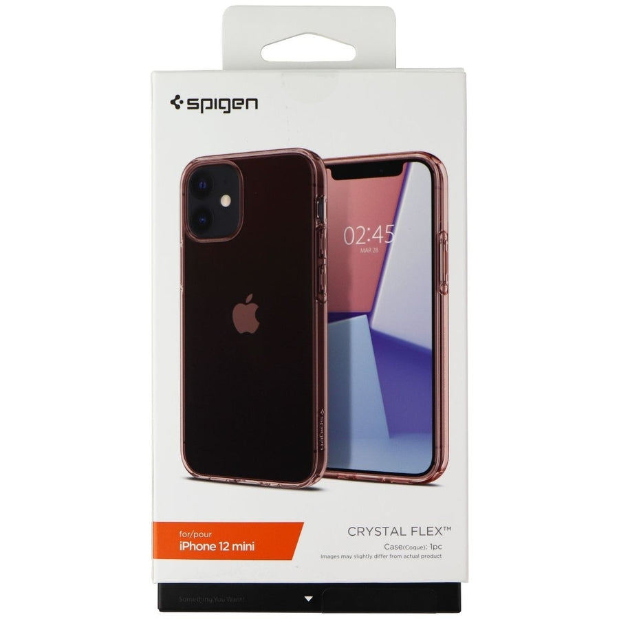 Spigen Crystal Flex Series Case for iPhone 12 Mini - Rose Image 1