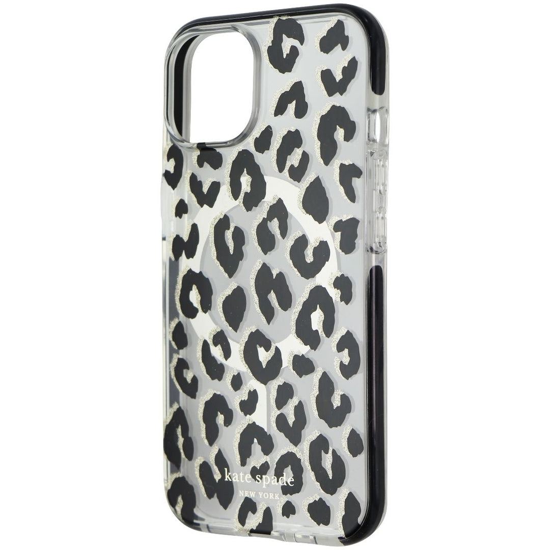 Kate Spade Defensive Case for MagSafe for iPhone 14 - City Leopard Image 1