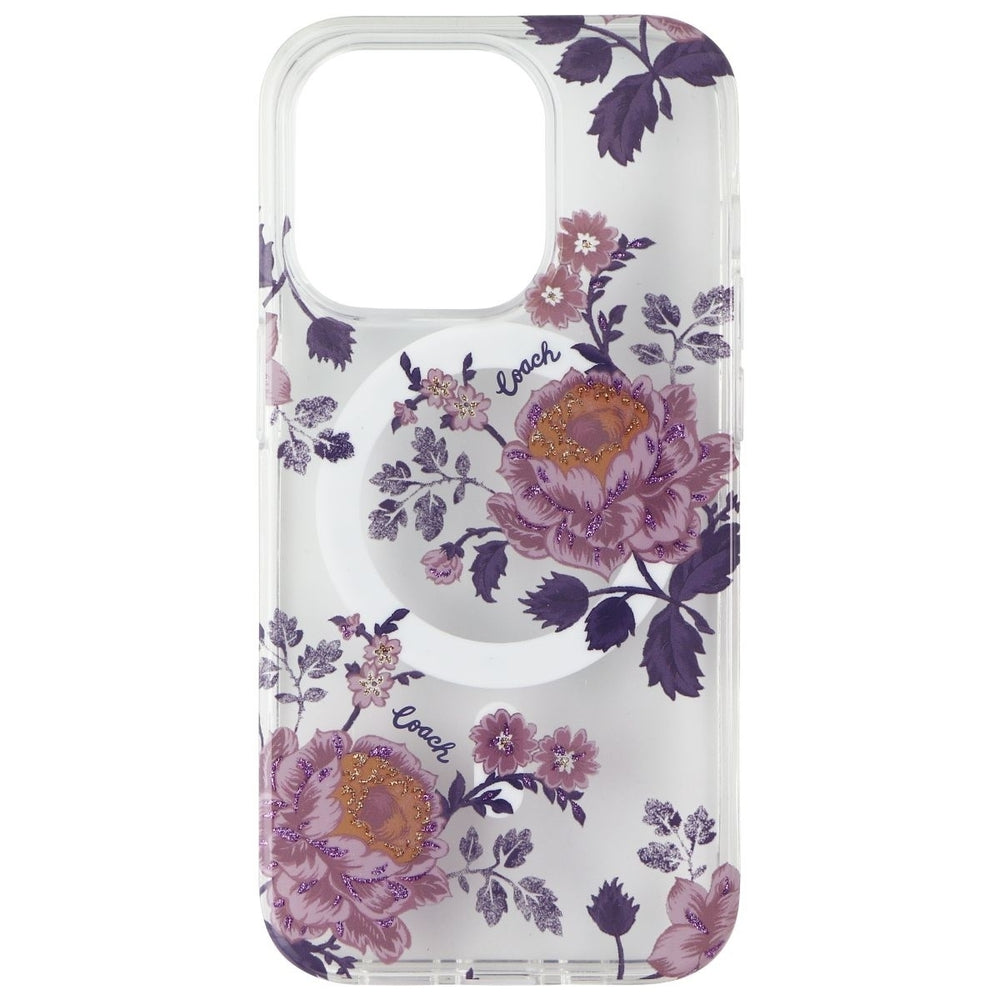 Coach Protective Hardshell Case for MagSafe for iPhone 14 Pro - Moody Floral Image 2