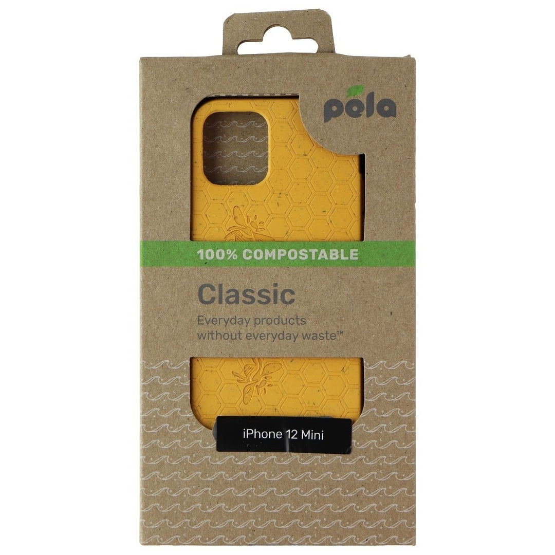 Pela Classic Series Flexible Case for Apple iPhone 12 mini and 11 mini - Yellow Image 1