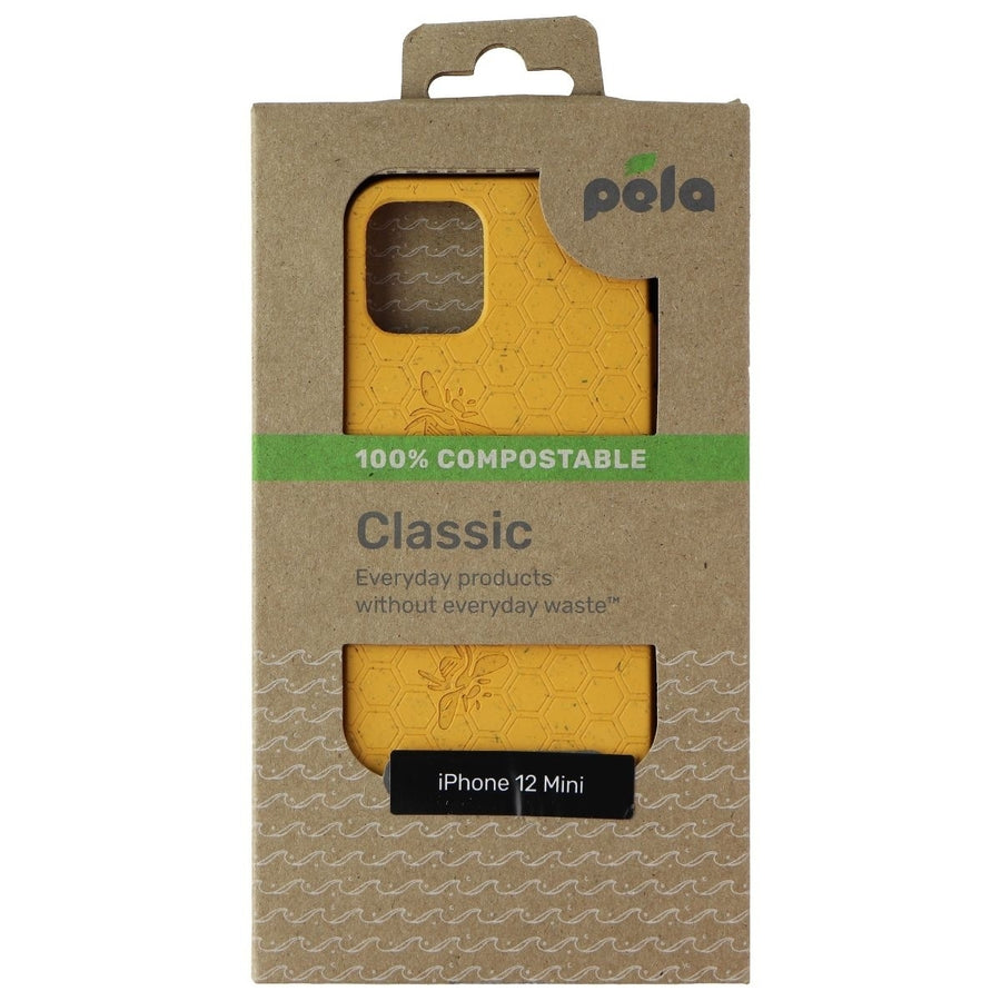 Pela Classic Series Flexible Case for Apple iPhone 12 mini and 11 mini - Yellow Image 1