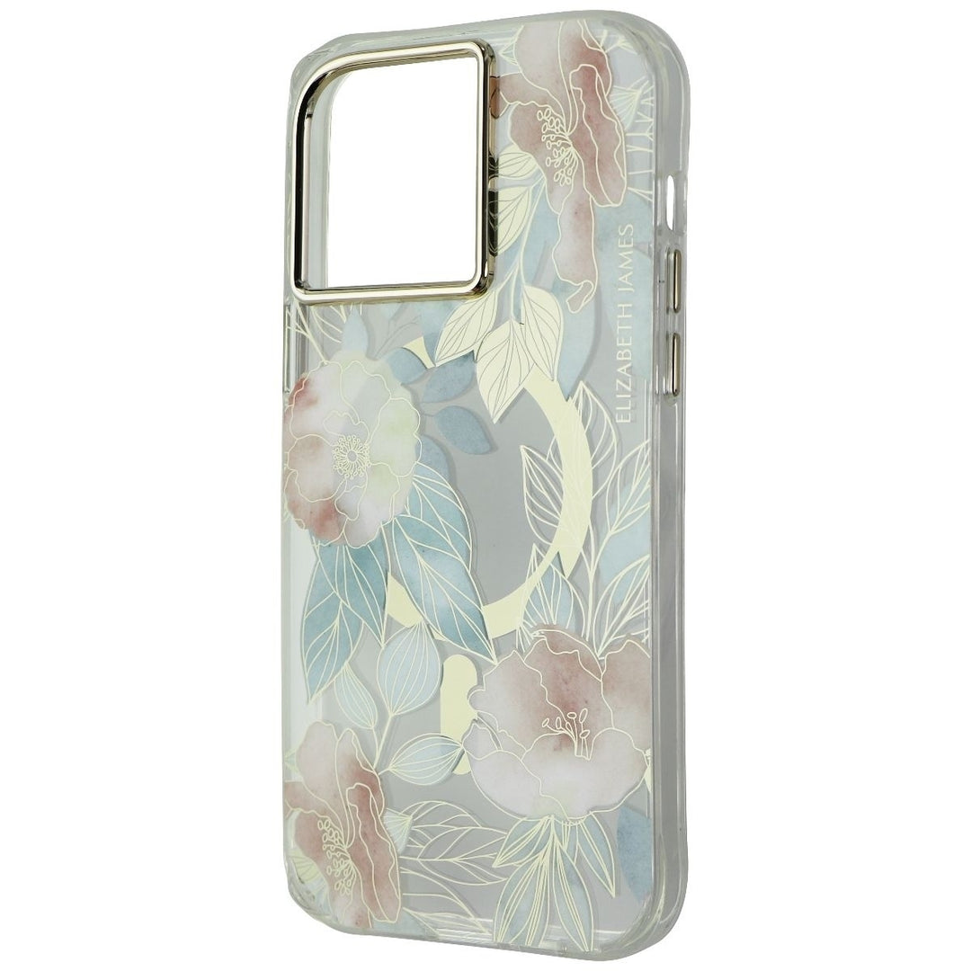 Elizabeth James Case for MagSafe for iPhone 14 Pro Max - Blooms in Burdeaux Image 1