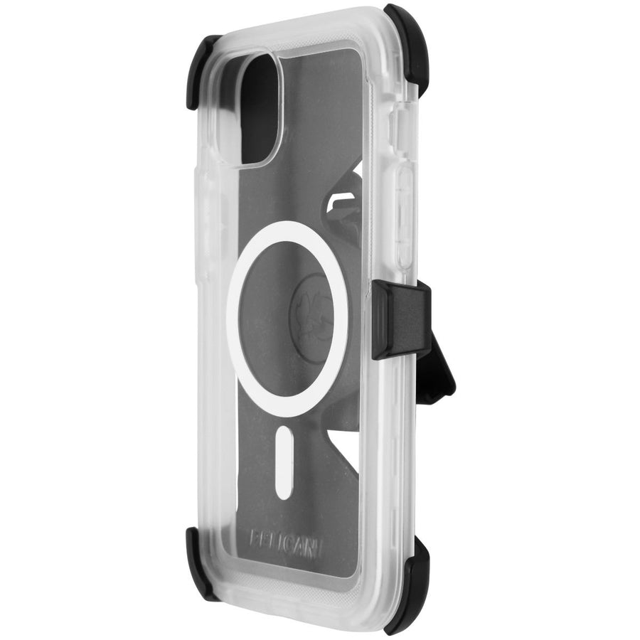 Pelican Voyager Magnetic Case for MagSafe for iPhone 14 Plus - Clear/White Image 1