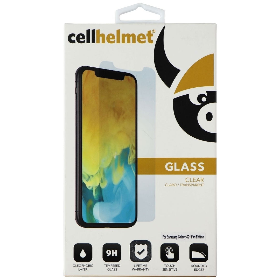 CellHelmet Tempered Glass for Samsung Galaxy S21 FE 5G - Clear Image 1