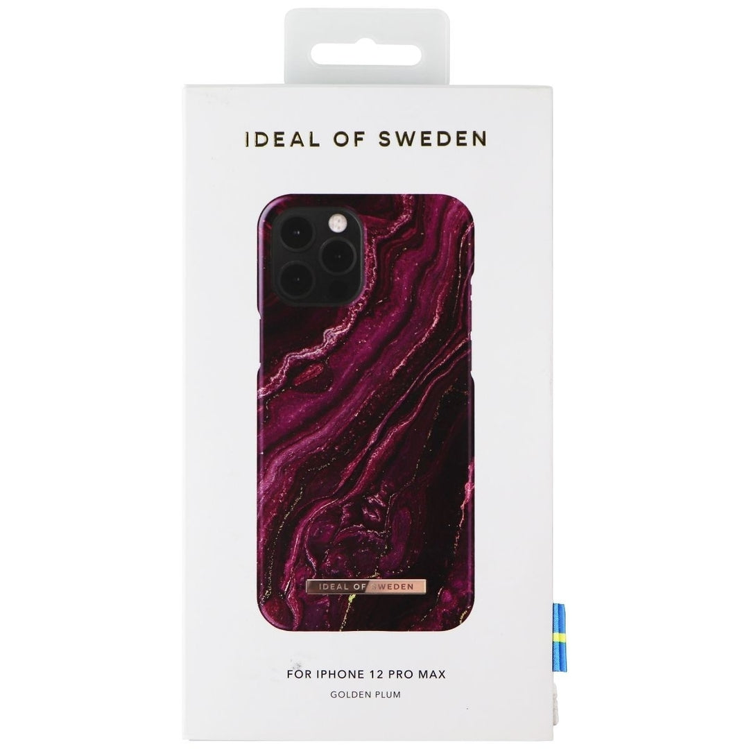 iDeal of Sweden Hard Case for Apple iPhone 12 Pro Max - Golden Plum Image 1