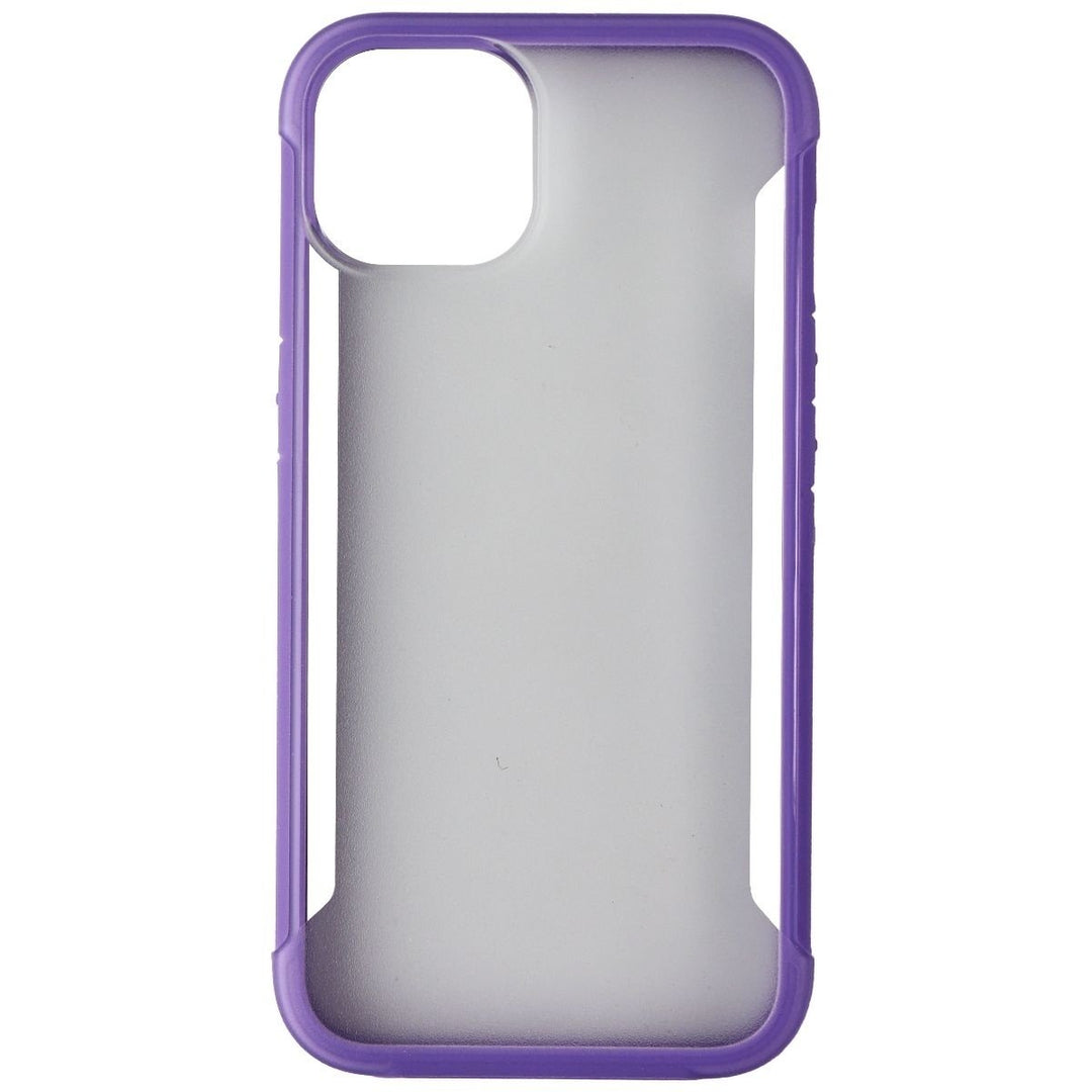 Raptic Terrain Series Case for Apple iPhone 13 - Purple/Clear Image 2