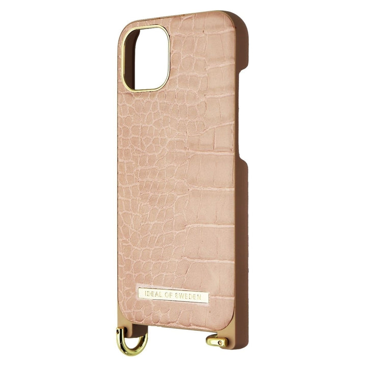 iDeal of Sweden Atelier Necklace Case for iPhone 13 - Misty Rose Croco Image 2