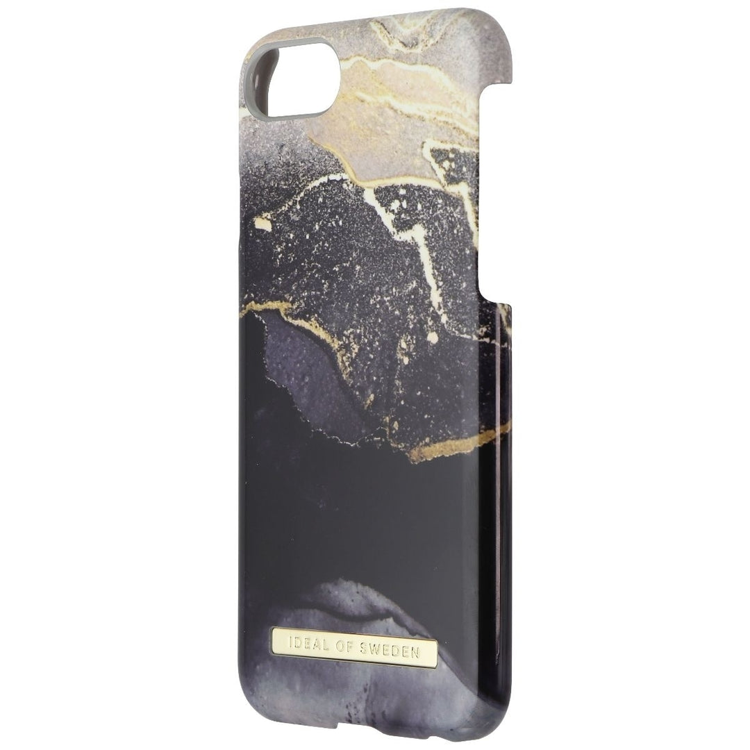 iDeal of Sweden Printed Case for iPhone SE (3rd Gen) - Golden Twilight Marble Image 1