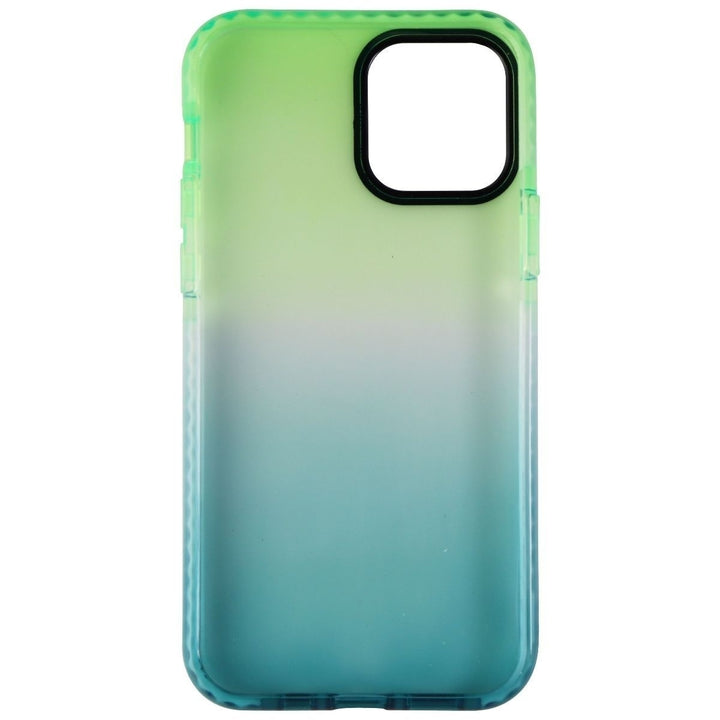 AQA Hard Protective Case for Apple iPhone 12 Pro / iPhone 12 - Clear Green Ombre Image 3