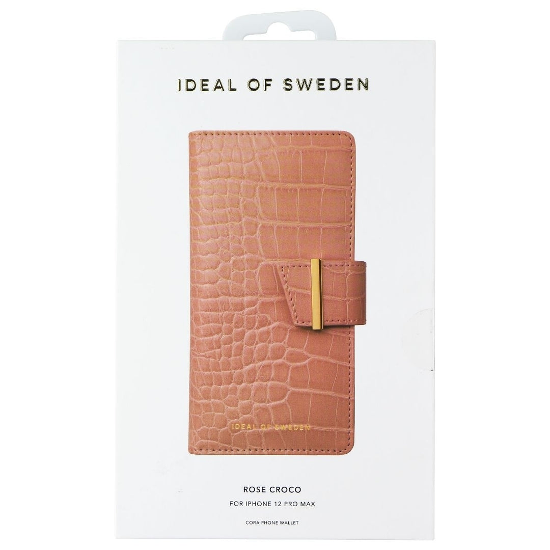 iDeal of Sweden Cora Phone Wallet for iPhone 12 Pro Max - Rose Croco Image 1