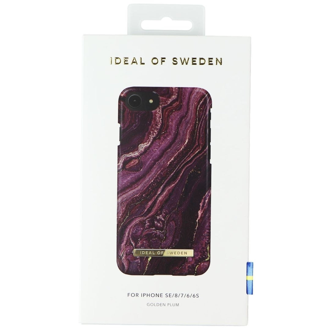 iDeal of Sweden Hard Case for iPhone SE (3rd/2nd Gen) / 8 / 7 - Golden Plum Image 1