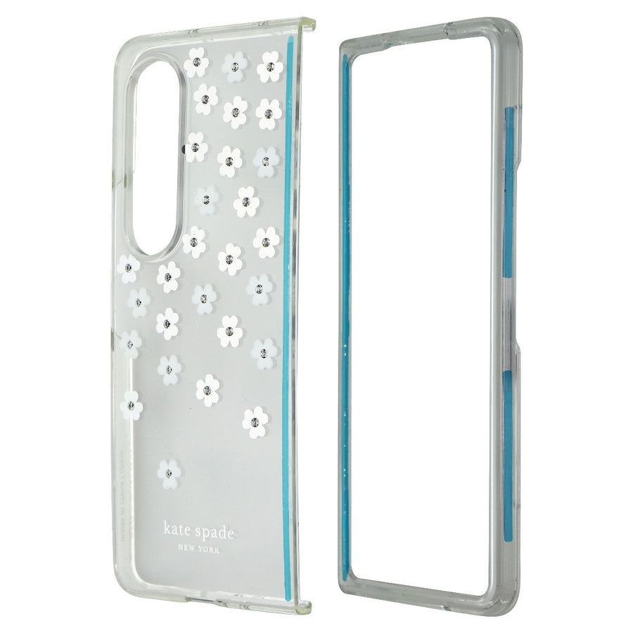 Kate Spade Protective Hardshell Case for Galaxy Z Fold4 - Scattered Flowers Image 1