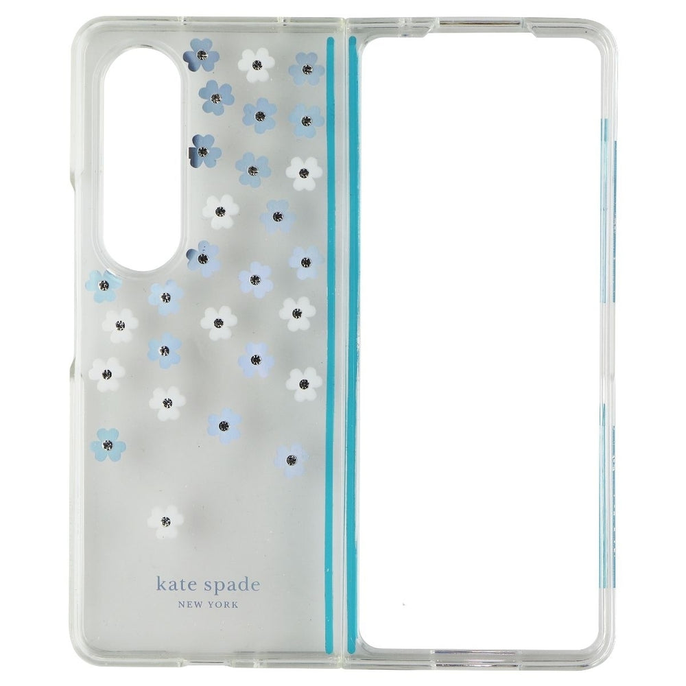 Kate Spade Protective Hardshell Case for Galaxy Z Fold4 - Scattered Flowers Image 2