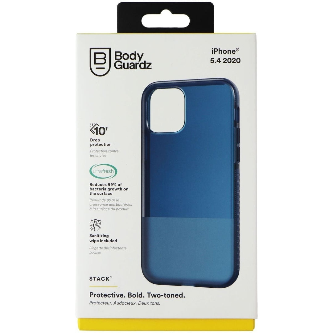 BodyGuardz Stack Flexible Gel Case for iPhone 12 mini - Navy Blue Image 4