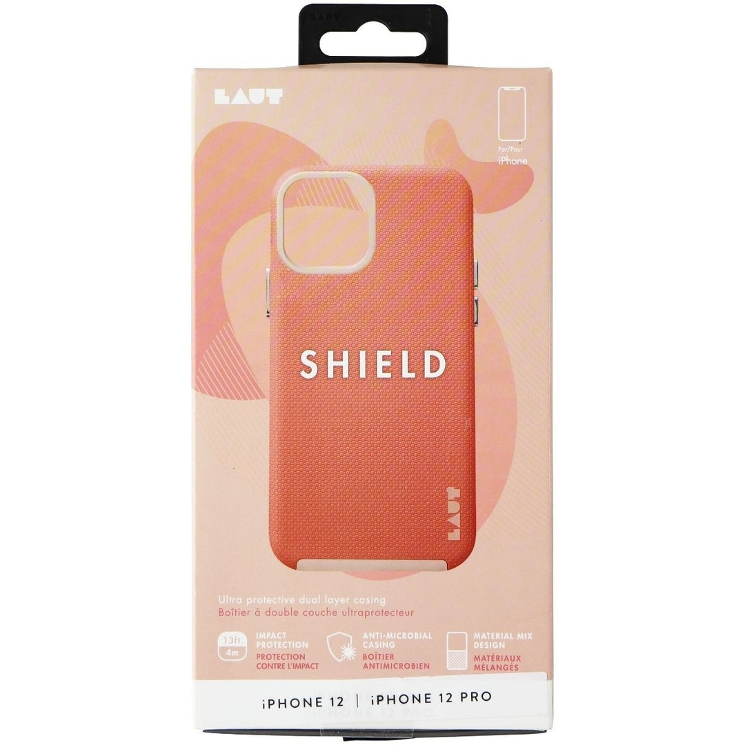 LAUT Shield Series Dual Layer Case for Apple iPhone 12 / iPhone 12 Pro - Coral Image 1