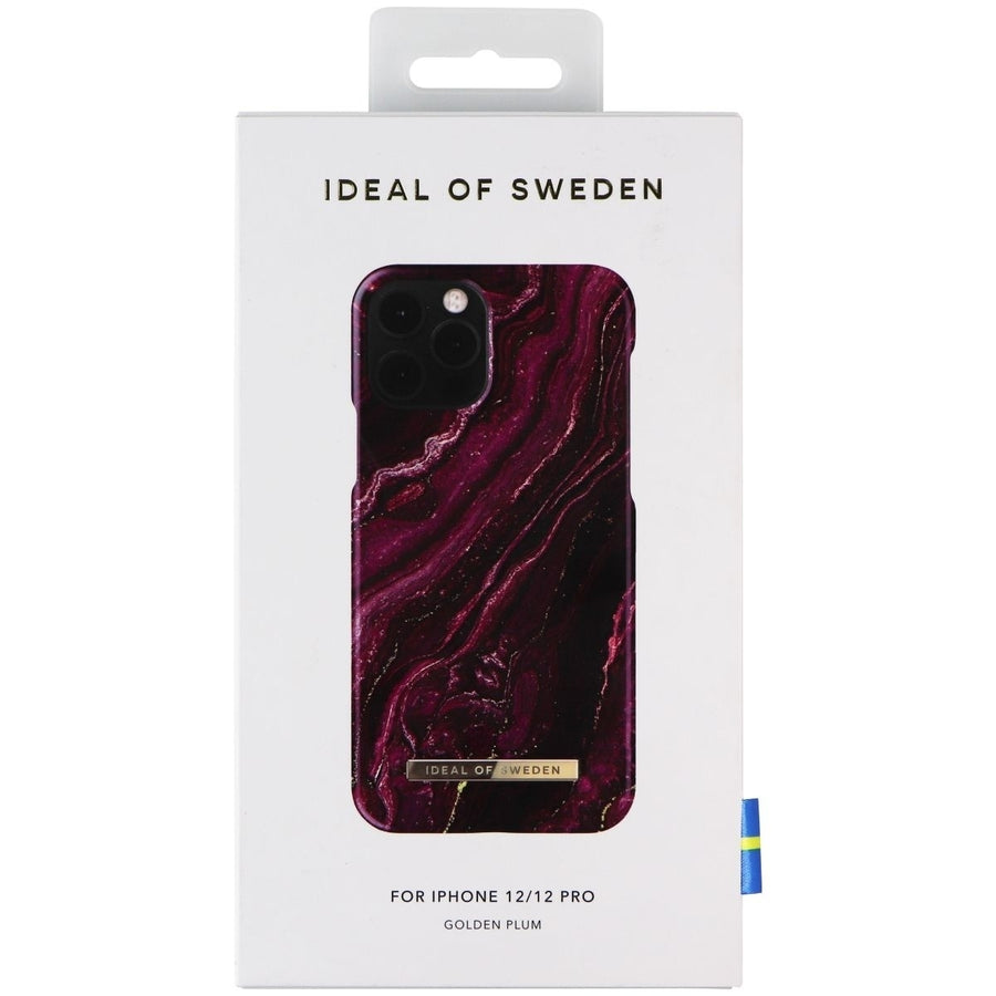 iDeal of Sweden Hard Case for Apple iPhone 12 and 12 Pro - Golden Plum Purple Image 1