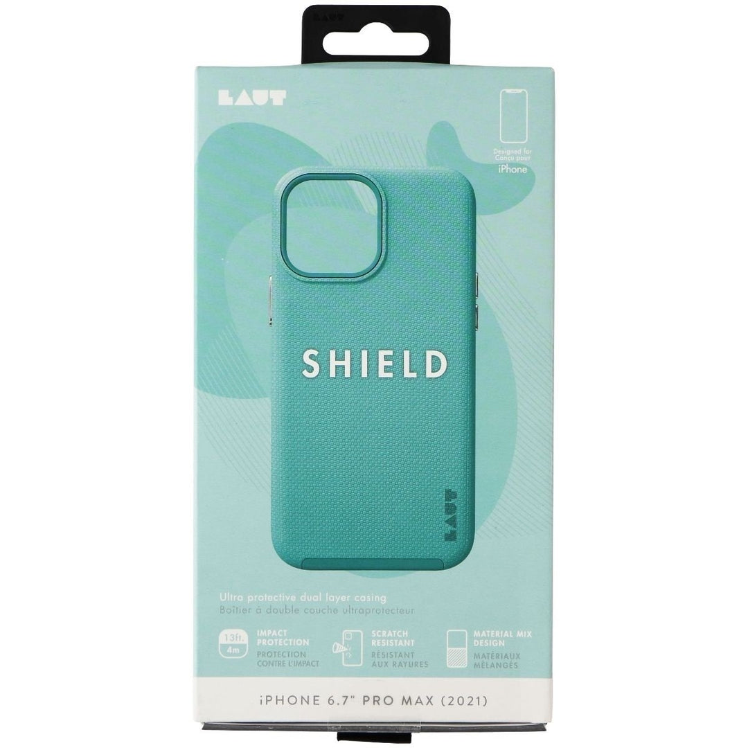 LAUT Shield Series Dual Layer Case for Apple iPhone 13 Pro Max - Mint Teal Image 1