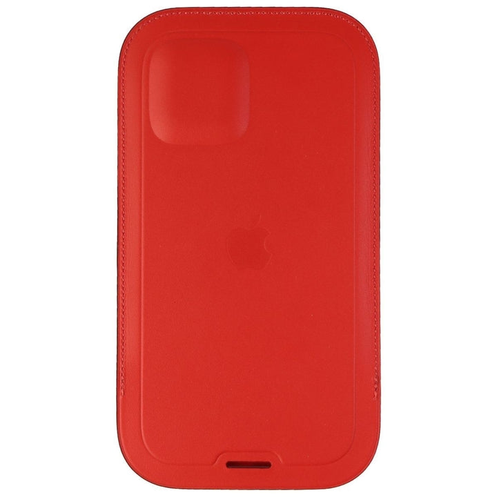 Apple iPhone 12 and 12 Pro Leather Sleeve For Magsafe - (Product) RED Image 4