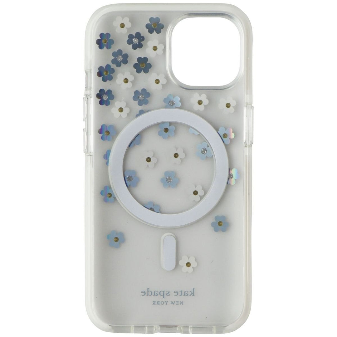 Kate Spade Defensive Hardshell Case for MagSafe for iPhone 14 Scattered Flowers Image 3