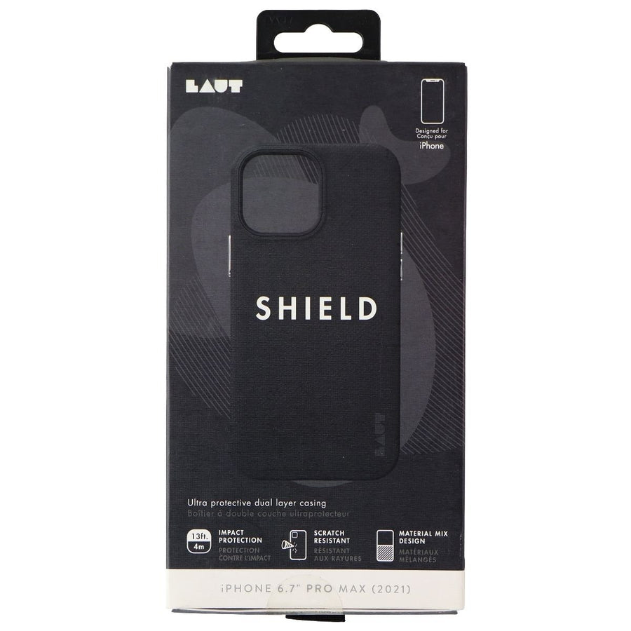 LAUT Shield Series Dual Layer Case for Apple iPhone 13 Pro Max - Black Image 1
