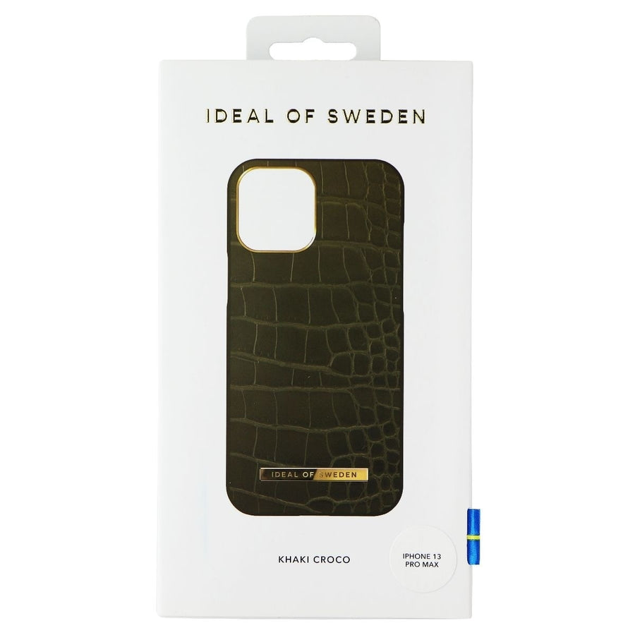 iDeal of Sweden Atelier Case for iPhone 13 Pro Max - Khaki Croco Image 1