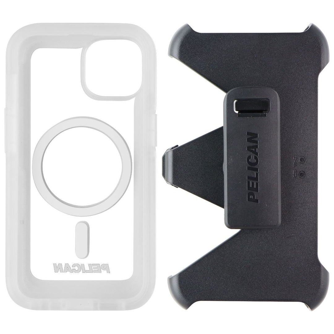 Pelican Voyager Magnetic Case For Magsafe for iPhone 14/13 - Clear/White Image 3