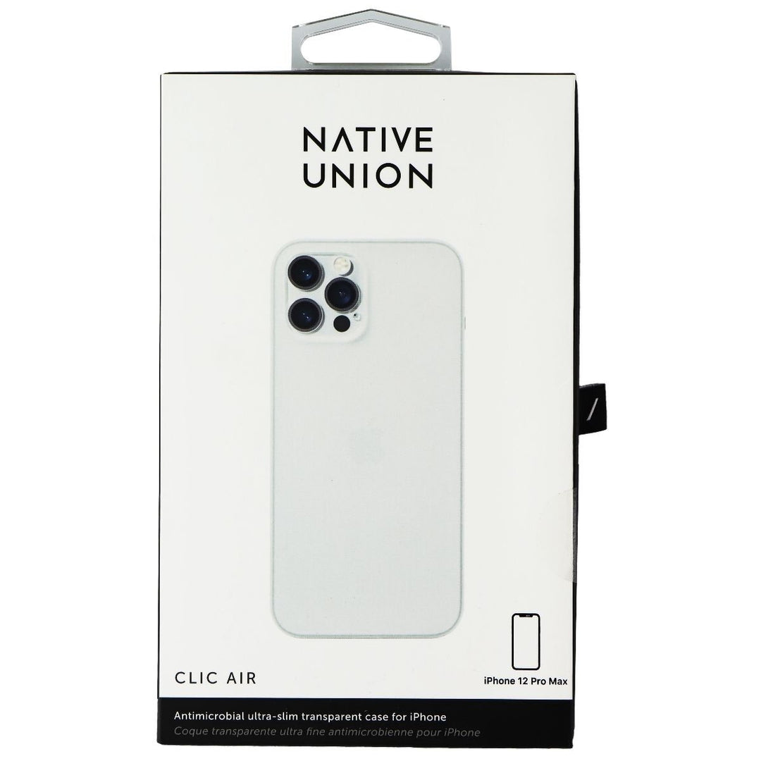 Native Union Clic Air Series Case for iPhone 12 Pro Max - Clear/Frost Image 1