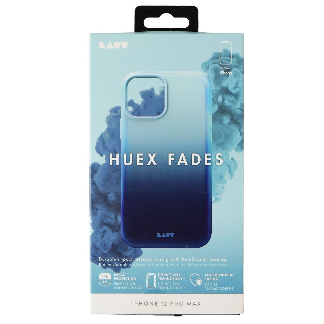 LAUT Huex Fades Impact Case for Apple iPhone 12 Pro Max - Electric Blue Image 1