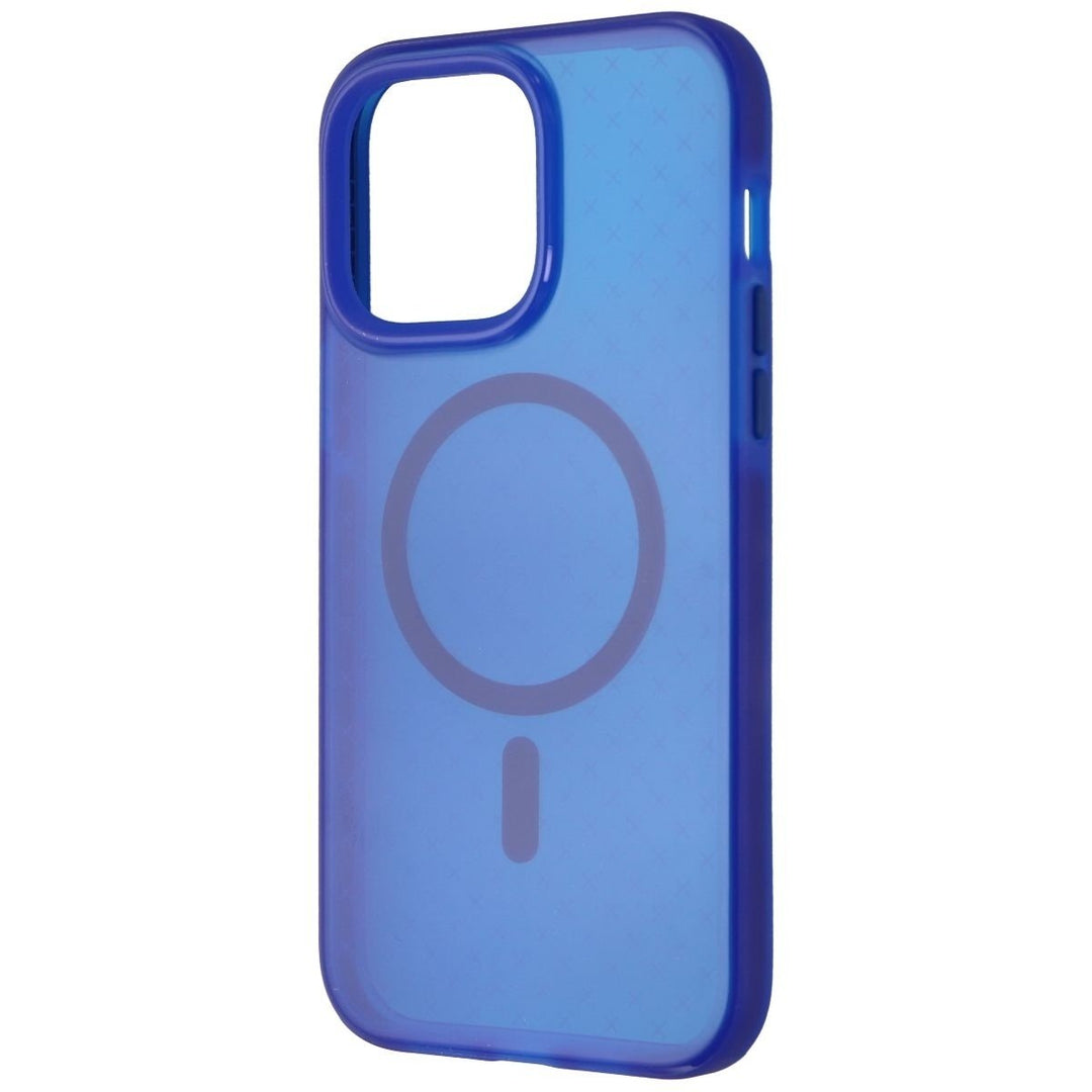 Tech21 Evo Check Case for MagSafe for iPhone 14 Pro Max - Classic Blue Image 1