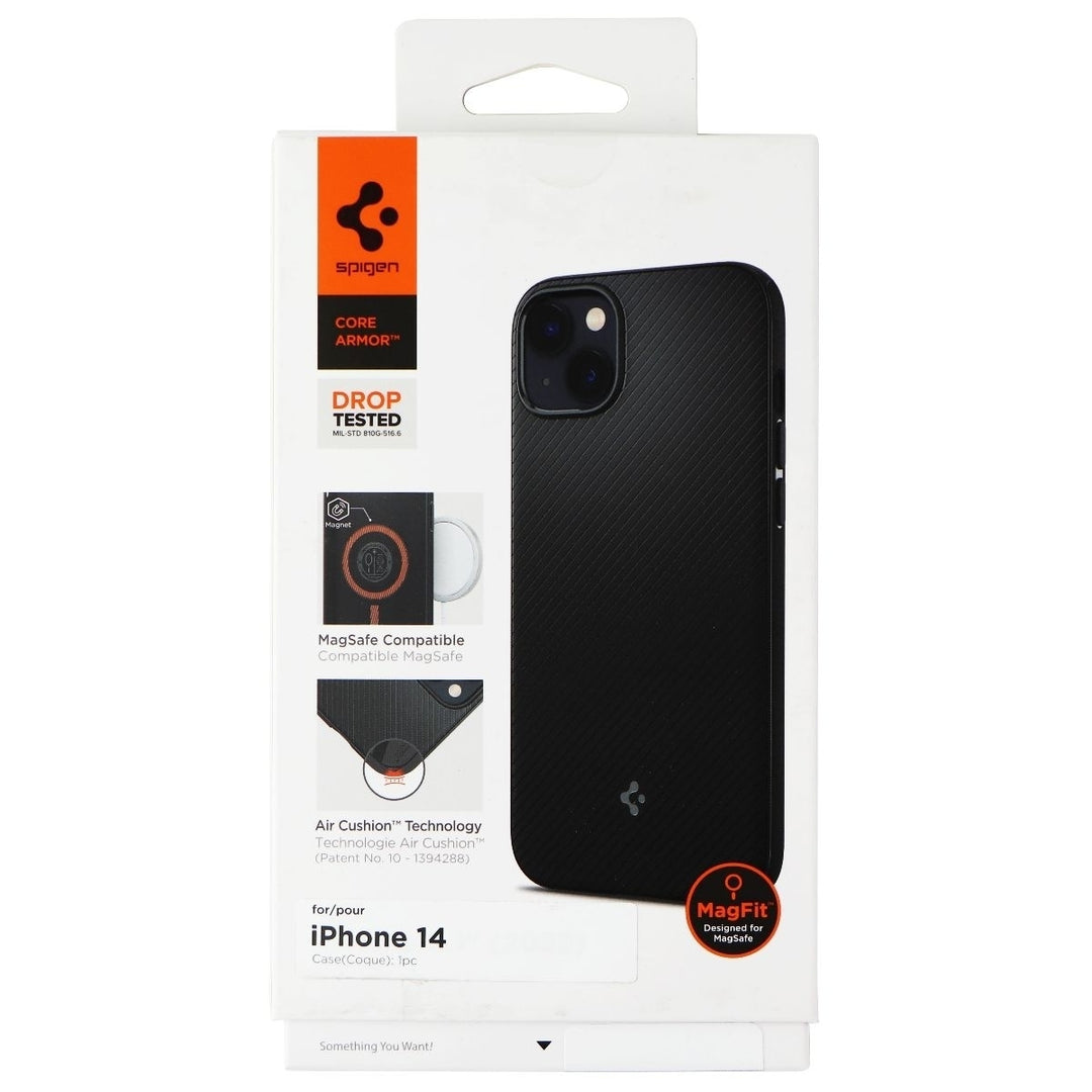 Spigen Core Armor Series Case for Apple iPhone 14 - Black Image 1