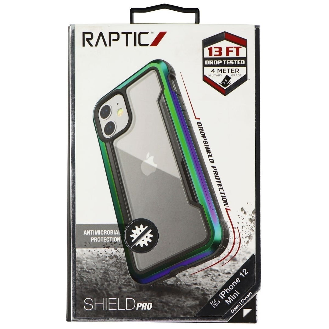 Raptic Shield Pro Series Case for Apple iPhone 12 mini - Iridescent/Clear Image 1