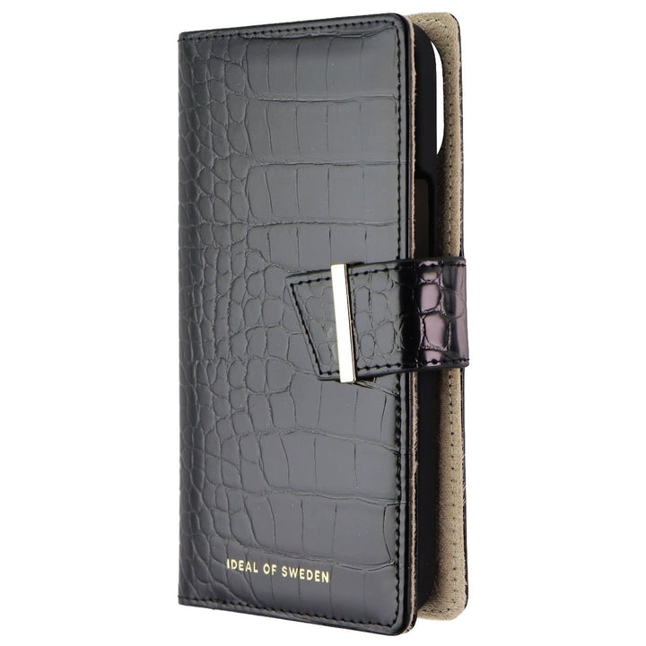 iDeal of Sweden Cora Phone Wallet for iPhone 12 Pro Max - Jet Black Croco Image 7