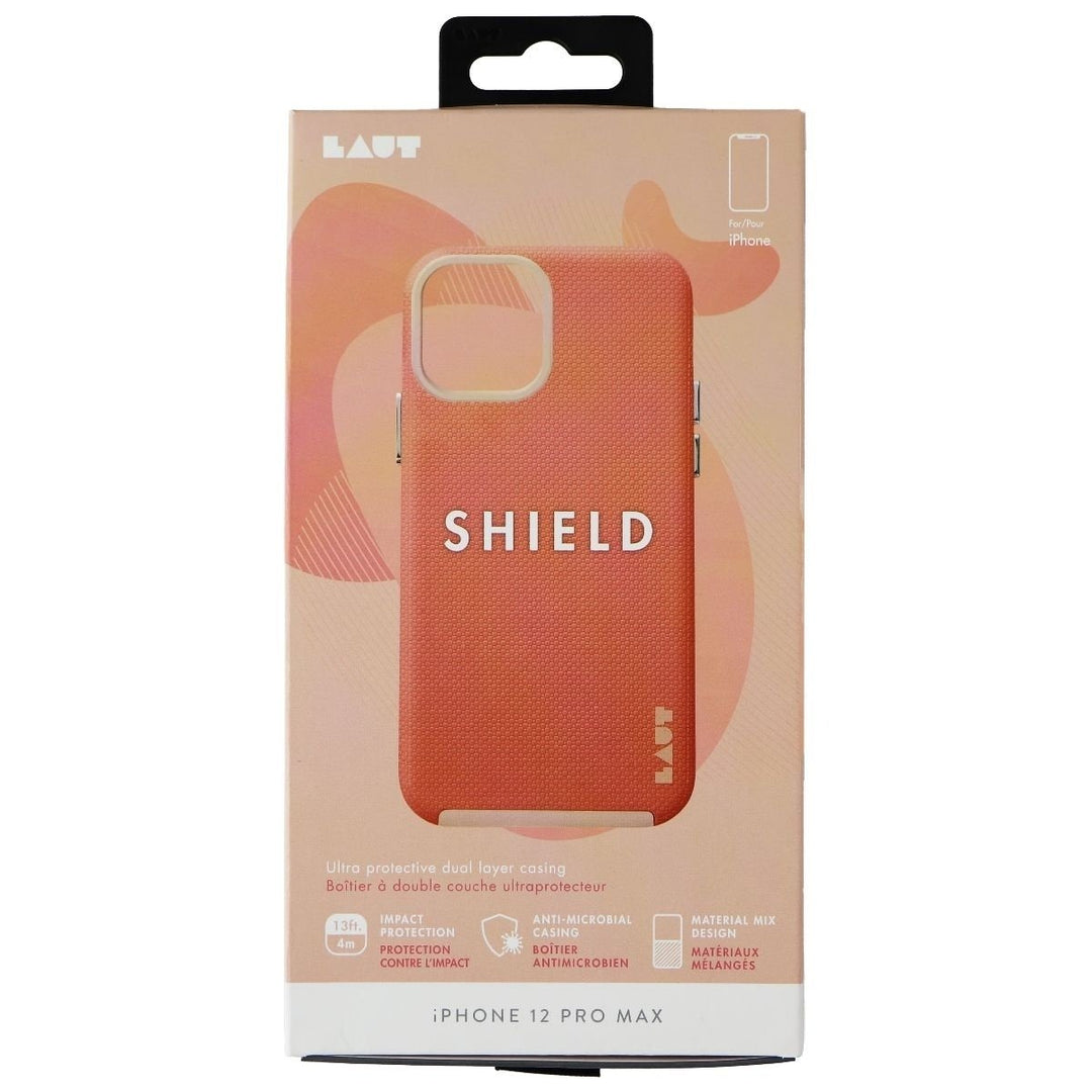 LAUT Shield Series Dual Layer Case for Apple iPhone 12 Pro Max - Coral Image 1