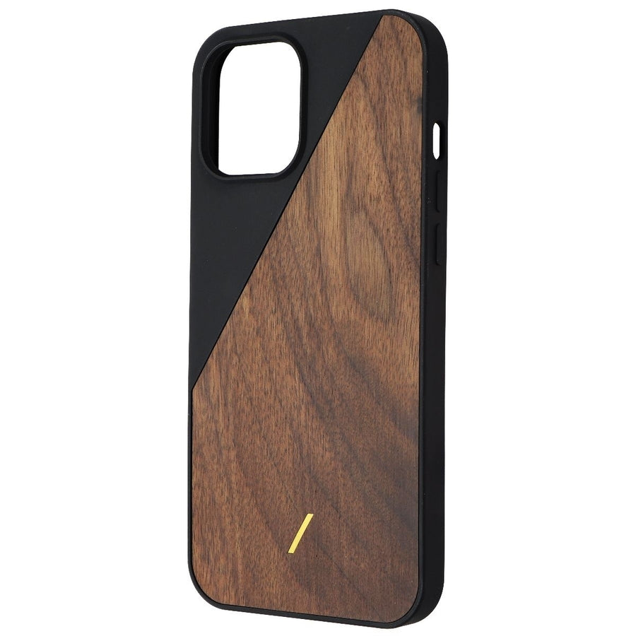 Native Union Clic Wooden Case for iPhone 12 Pro Max - Walnut/Black Image 1