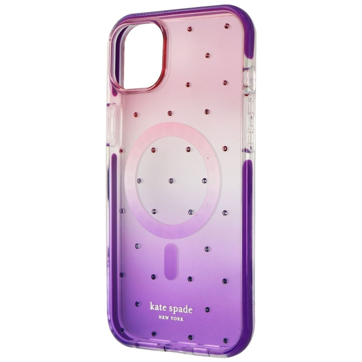 Kate Spade Defensive Case for MagSafe for iPhone 14 Plus - Ombre Pin Dot Image 1