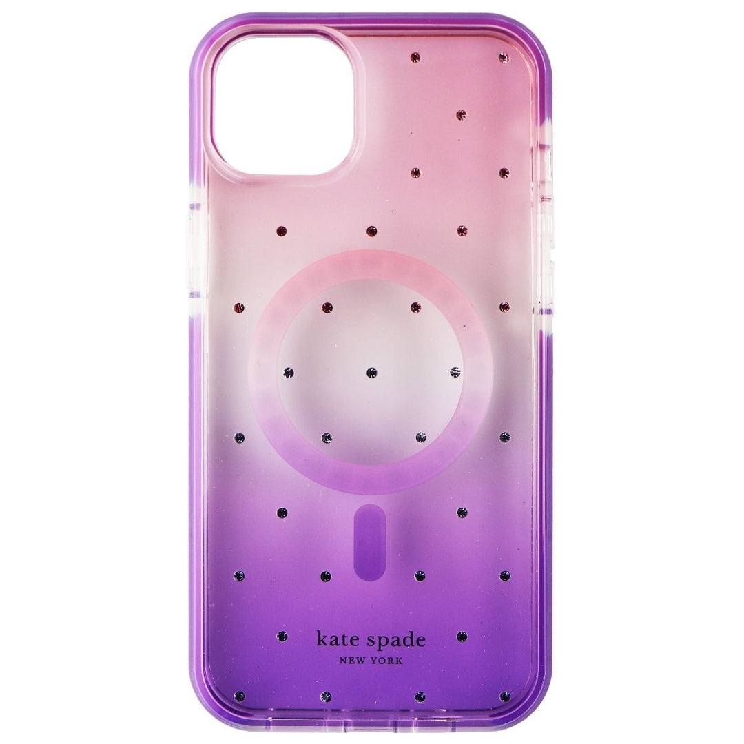 Kate Spade Defensive Case for MagSafe for iPhone 14 Plus - Ombre Pin Dot Image 2
