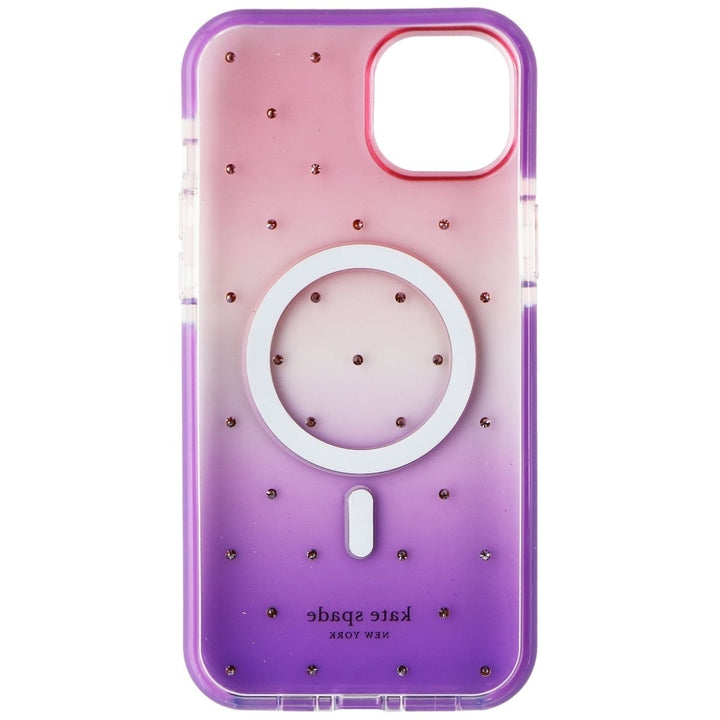 Kate Spade Defensive Case for MagSafe for iPhone 14 Plus - Ombre Pin Dot Image 3