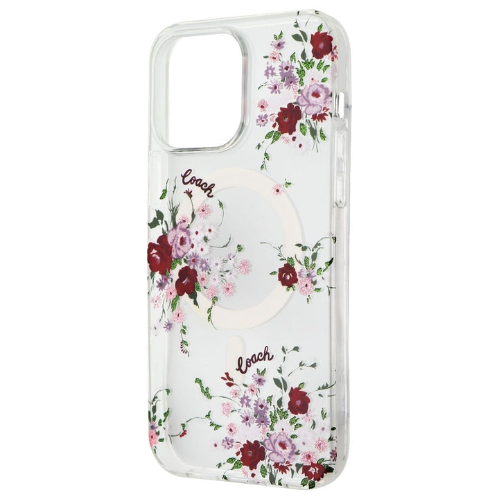 Coach Protective Case for MagSafe for iPhone 14 Pro Max - Floral Purple Bundle Image 1